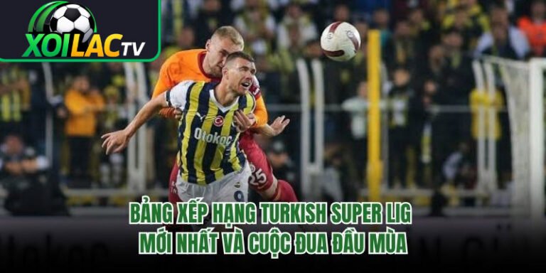 Bảng Xếp Hạng Turkish Super Lig Mới Nhất Và Cuộc Đua Đầu Mùa